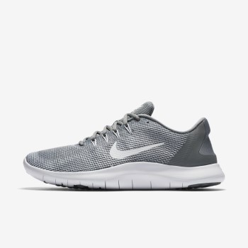 Nike Flex 2018 RN - Férfi Túracipő - Szürke/Fehér